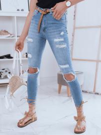 Spodnie damskie jeansowe TOLLY niebieskie Dstreet UY0892