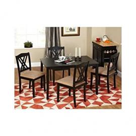 5pc Dining Table Set Chairs Kitchen Furniture Dining Room Rectangle