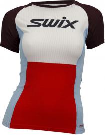 Swix koszulka damska RaceX 40806.99992, L biała/czerwona