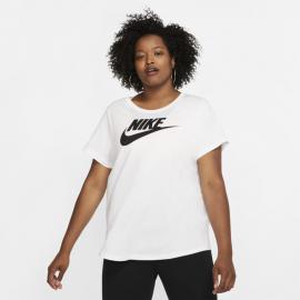 T-shirt damski Nike Sportswear Essential (duże rozmiary) - Biel