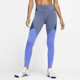 Damskie legginsy ześrednim stanem Nike One - Niebieski