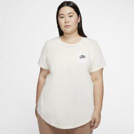 T-shirt damski Nike Sportswear Icon Clash (duże rozmiary) - Biel