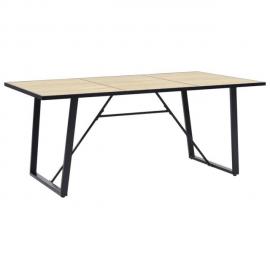 Superbe Tables collection Malabo Table de salle à manger Chêne 180x90x75 cm MDF