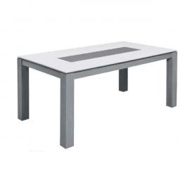 CHLOE DESIGN Table à manger extensible design ATLAS - Gris
