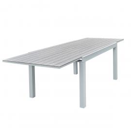 Table de jardin extensible en aluminium 6/10 places