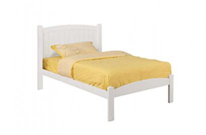 Furniture of America Galen White Cottage Style Platform Bed, Twin