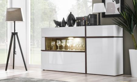 SB Chandler - contemporary white sideboard
