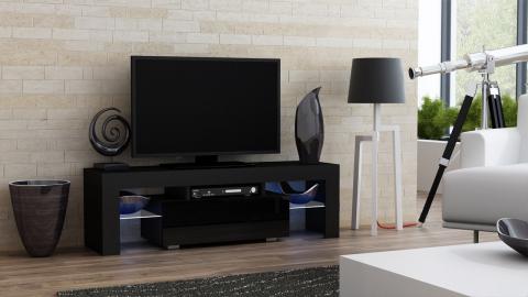 Milano 130 schwarz - TV-Möbel holz