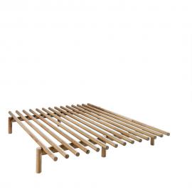 Rama łóżka z drewna sosnowego Karup Design Pace Natural, 140x200 cm