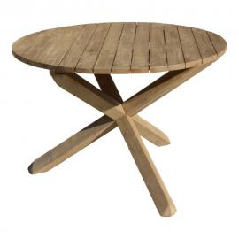 Stół ogrodowy z drewna akacjowego ADDU Melfort, ⌀ 110 cm