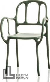 Krzesło Mila ciemnozielone