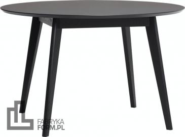 Stół Hübsch okrągły czarny dąb / nano laminat