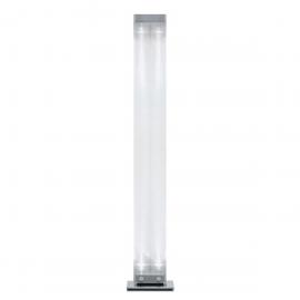 Belux Twilight-10 Stehleuchte LED, mit Dimmer, Chromstahl/Acrylglas