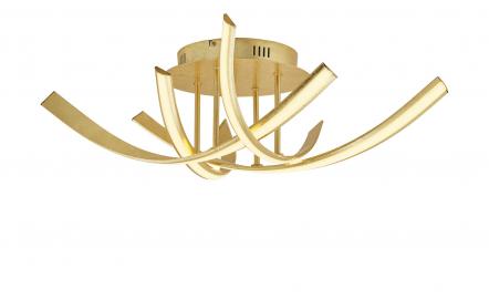 Paul Neuhaus LED-Deckenleuchten, 4-flammig, goldfarben ¦ gold ¦ Maße (cm): B: 73 H: 20 Lampen & Leuchten > Innenleuchten > Deckenleuchten - Höffner