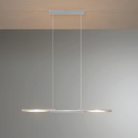 Bopp Easy LED Pendelleuchte, Aluminium geschliffen, Länge: 95 cm