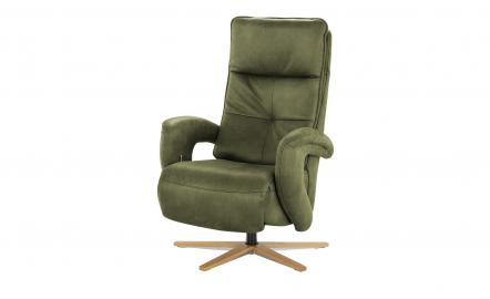 Relaxsessel  Edvin ¦ grün ¦ Maße (cm): B: 75 H: 112 T: 87 Polstermöbel > Sessel > Ledersessel - Höffner
