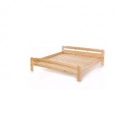 Acerto ® - Doppelbett mit Lattenrost aus Kiefer massiv - 200x200 cm Massives Holz-Bett