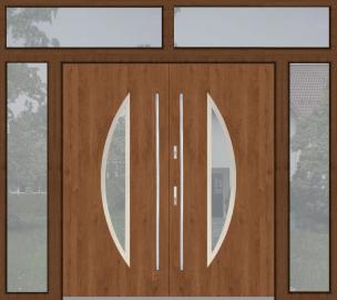 kundenspezifische Konfiguration - Fargo Doppeltür mit linkem und rechtem Seitenteil und Oberlicht