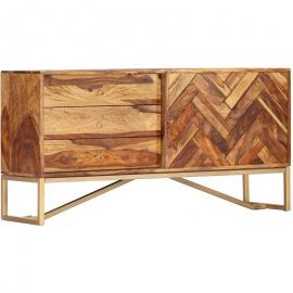 Topdeal - Sideboard 118 x 30 x 60 cm Massivholz 13845