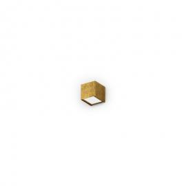 Toy PANTONE Wandleuchte - PANTONE Wandleuchte - Quadratisch - Gold aus Metall, Glas, 7,5 x 8,5 x 7,5 cm, 1 x G9, Max 48W, 220-240V