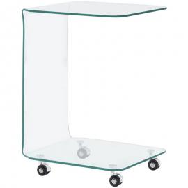 Vidaxl - Couchtisch Hartglas 45x40x63cm - Transparent